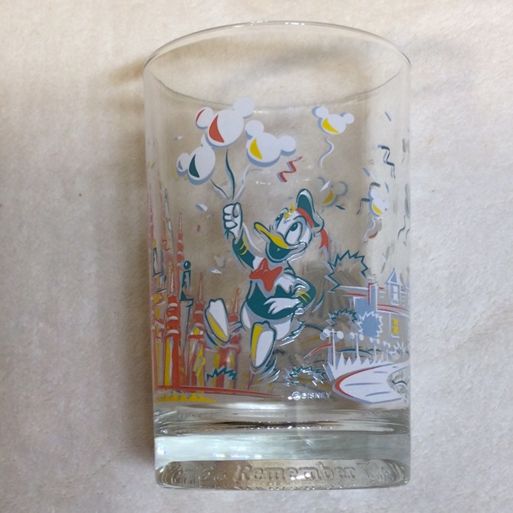 DISNEY McDonalds Anniversary Glasses 4 Count Vintage Mickey Goofy Donald Duck - Picture 11 of 16